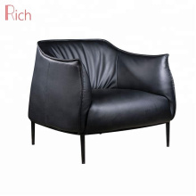 Leisure Wood Furniture Leather Black King Chair In Living Room
